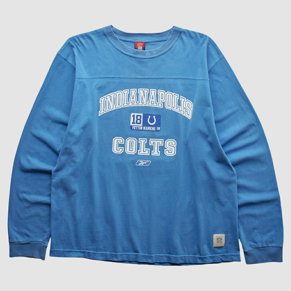 Indianapolis Colts Reebok 2000s Long Sleeve T-shirt Blue Vintage | Fanatics