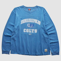 Indianapolis Colts Reebok 2000s Long Sleeve T-shirt Blue Vintage | Fanatics