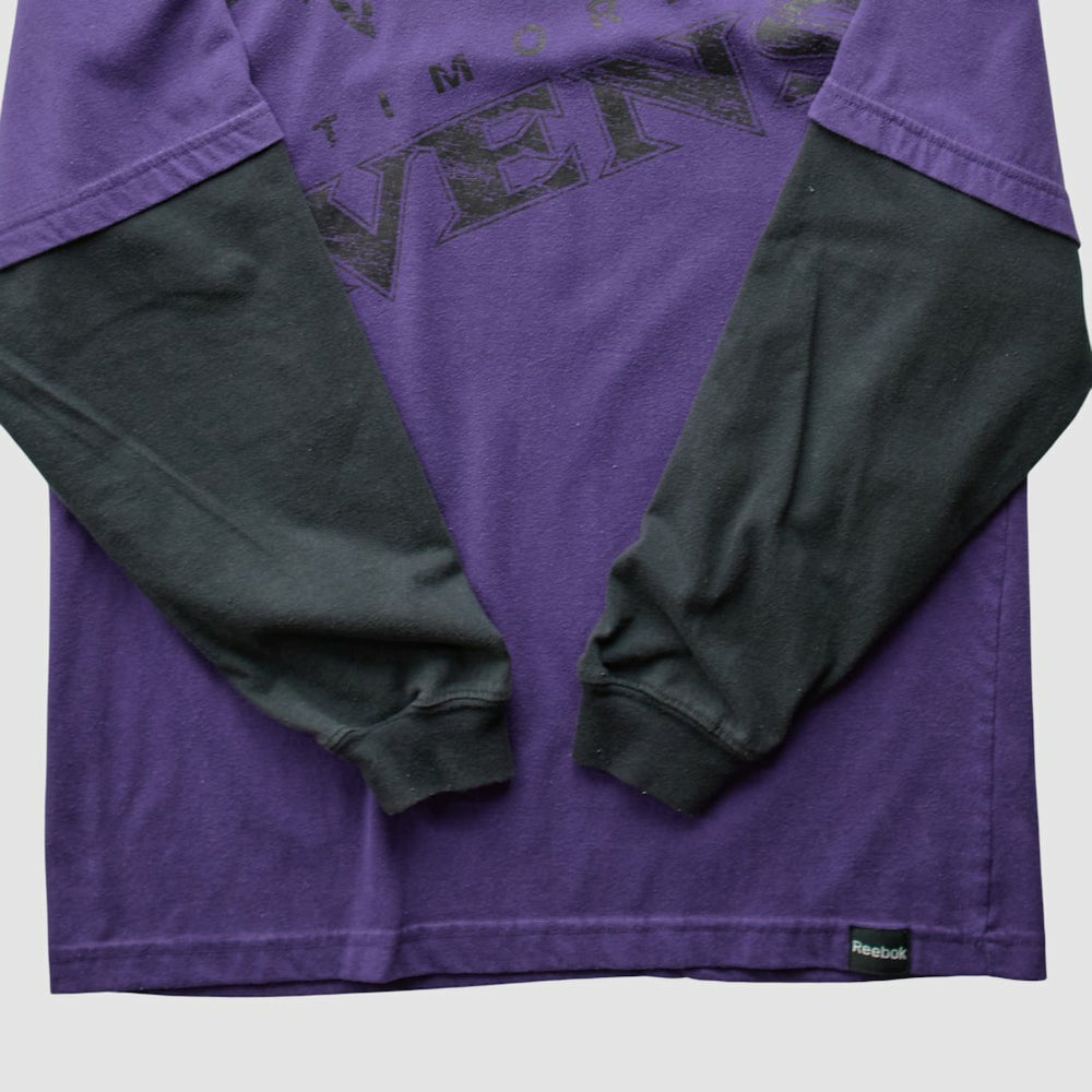 Baltimore Ravens Reebok 2010s Long Sleeve T-shirt Purple Vintage | Fanatics