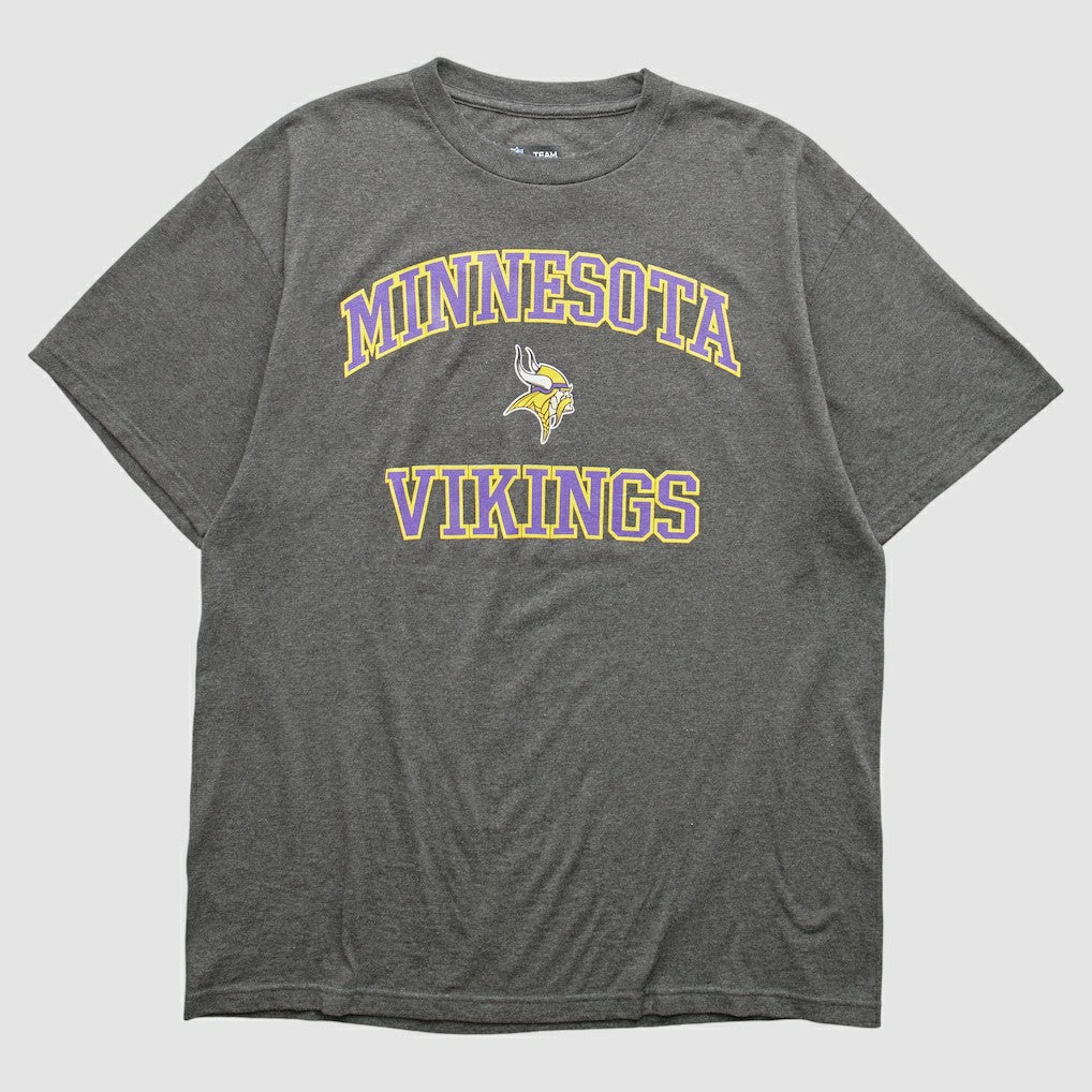 Minnesota Vikings NFL 2010s T-shirt Dark Heather Gray Vintage | Fanatics