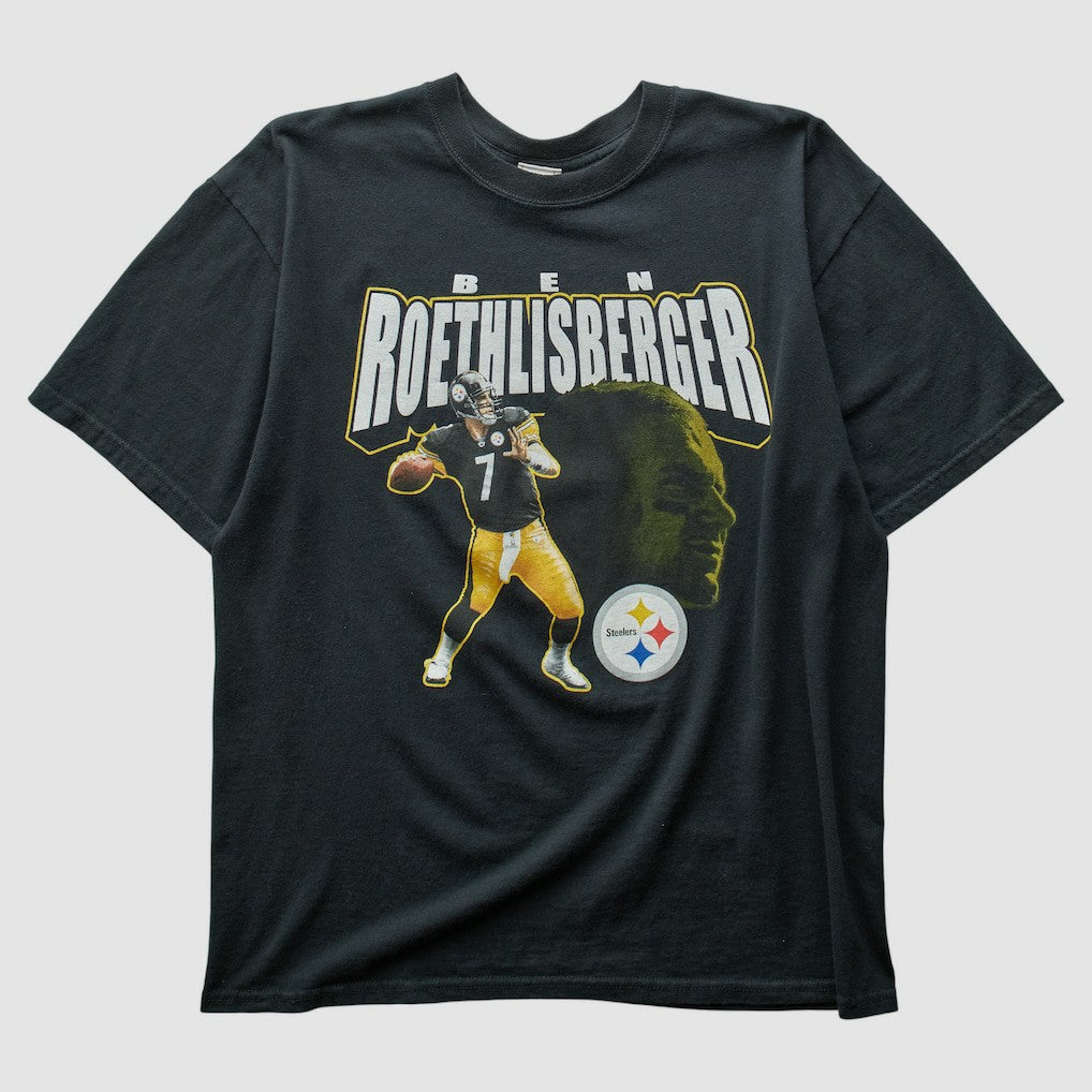Pittsburgh Steelers NFL 2000s T-shirt Black Vintage | Fanatics