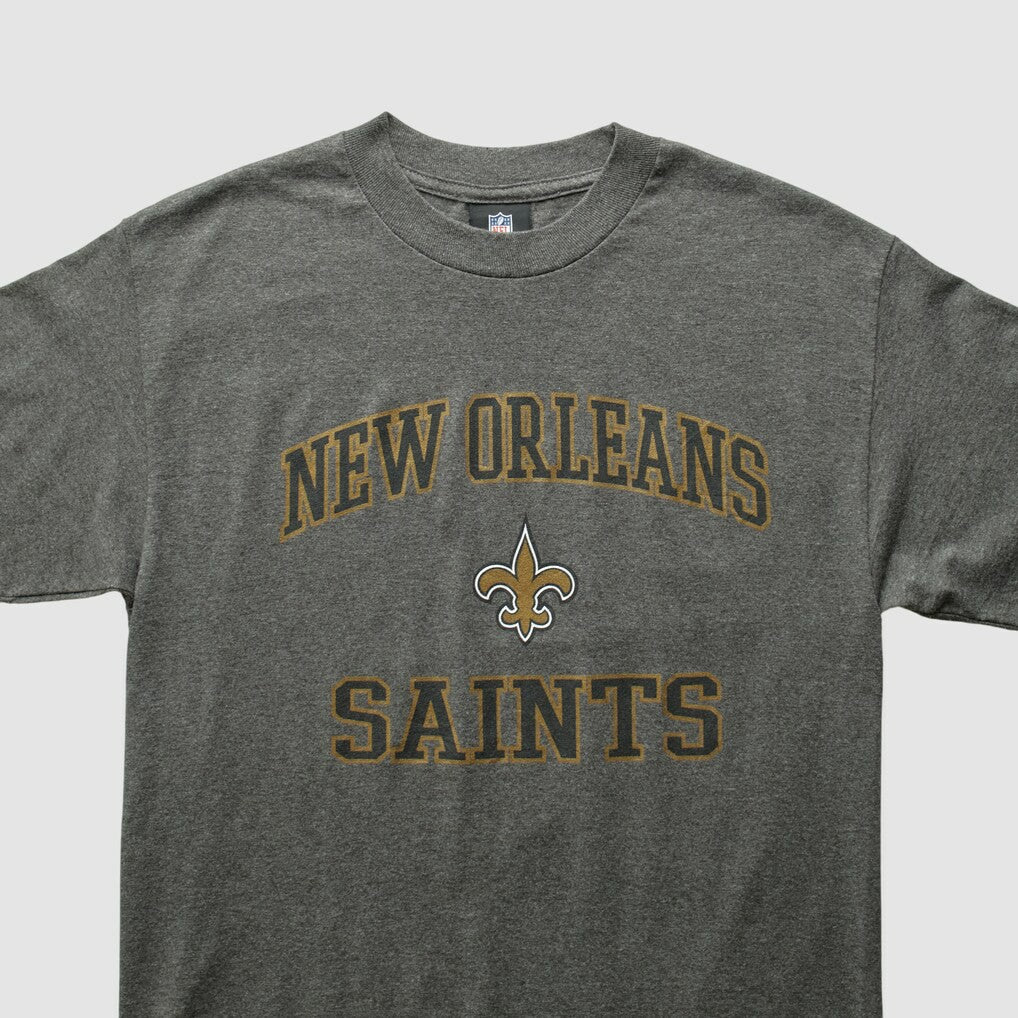 New Orleans Saints NFL 2010s T-shirt Dark Heather Gray Vintage | Fanatics