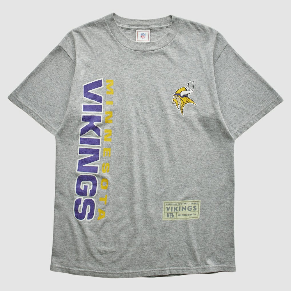 Minnesota Vikings NFL 2000s T-shirt Heather Gray Vintage | Fanatics