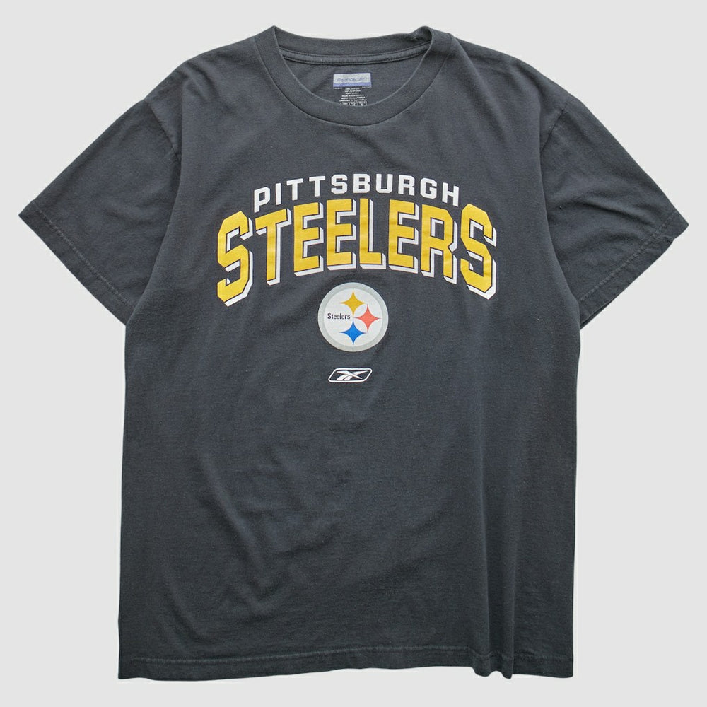 Pittsburgh Steelers Reebok 2000s T-shirt Black Vintage | Fanatics