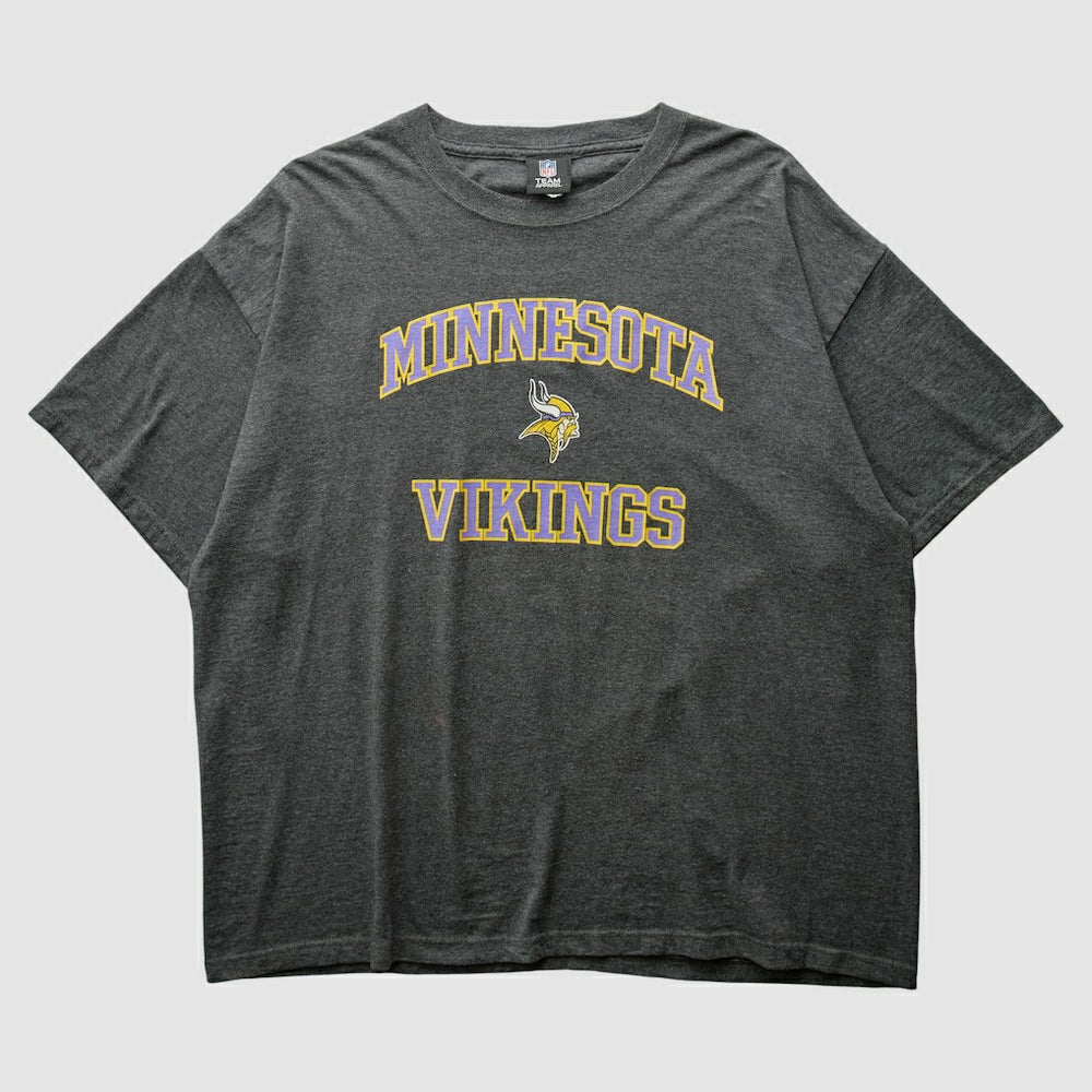 Minnesota Vikings NFL 2010s T-shirt Dark Heather Gray Vintage | Fanatics