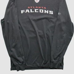 Atlanta Falcons Reebok 2000s Long Sleeve T-shirt Charcoal Vintage | Fanatics