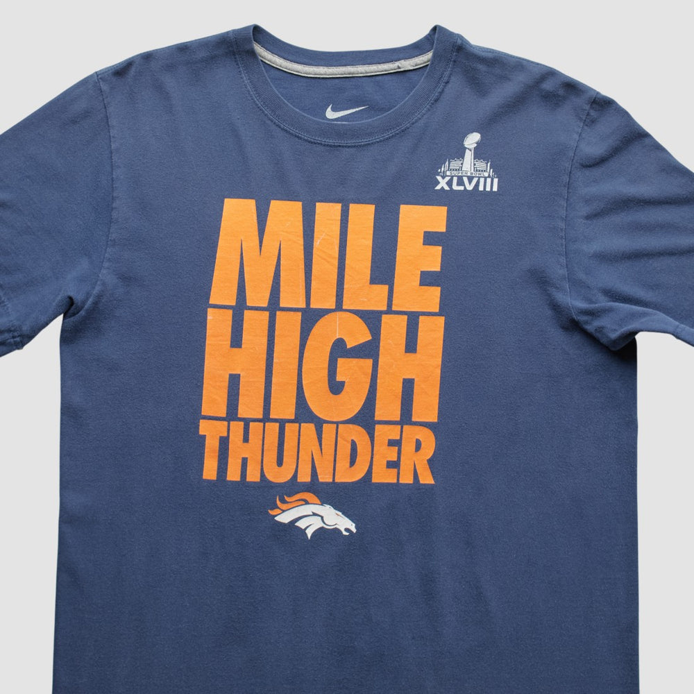 Denver Broncos 2014 T-shirt Navy Vintage | Fanatics