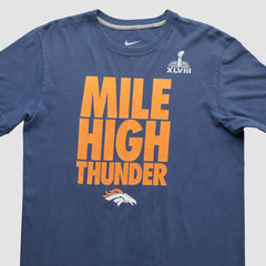 Denver Broncos 2014 T-shirt Navy Vintage | Fanatics