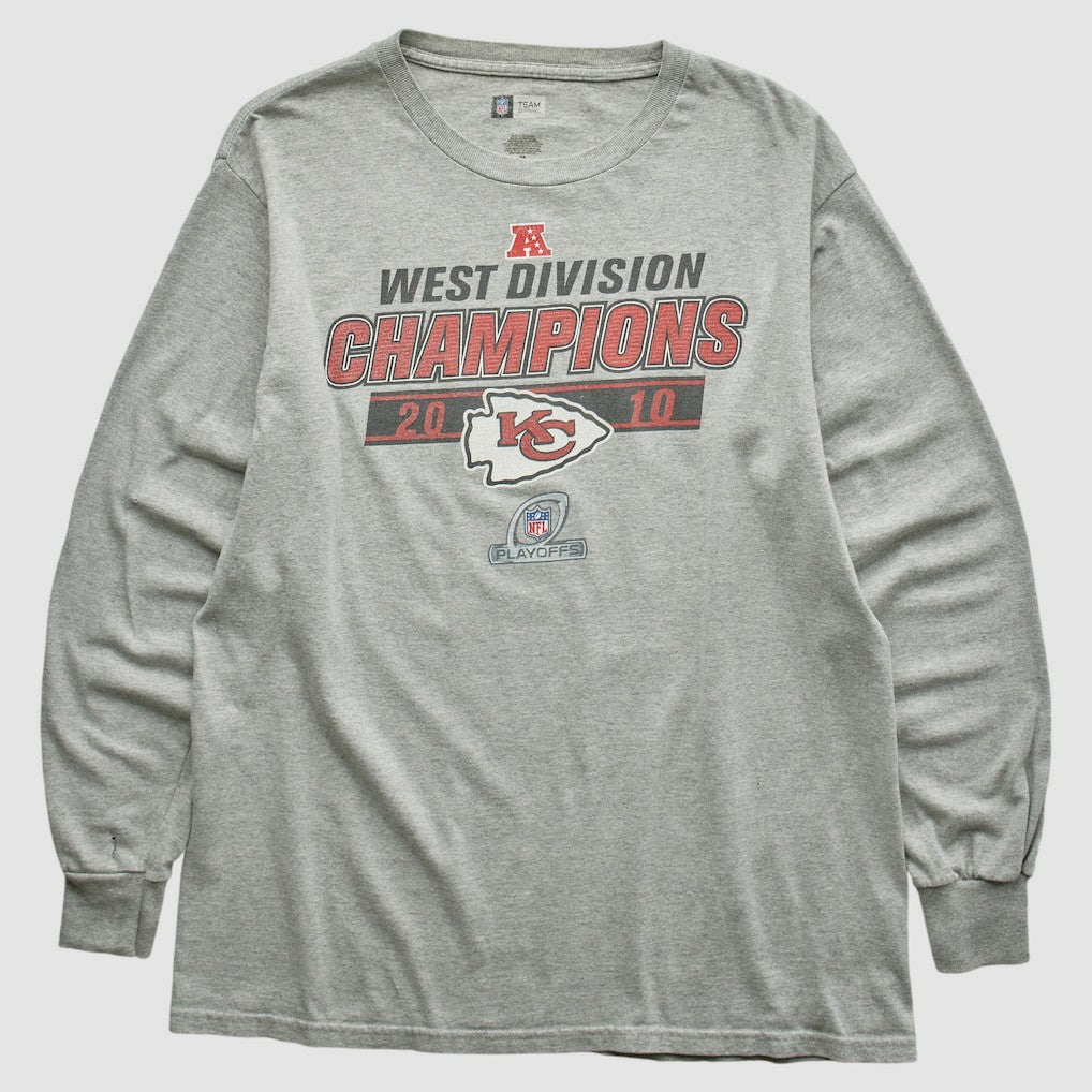 Kansas City Chiefs NFL 2010 Long Sleeve T-shirt Heather Gray Vintage | Fanatics