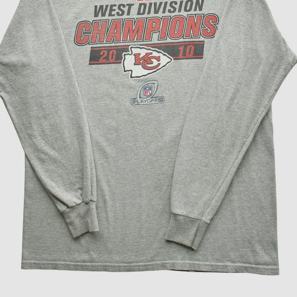 Kansas City Chiefs NFL 2010 Long Sleeve T-shirt Heather Gray Vintage | Fanatics