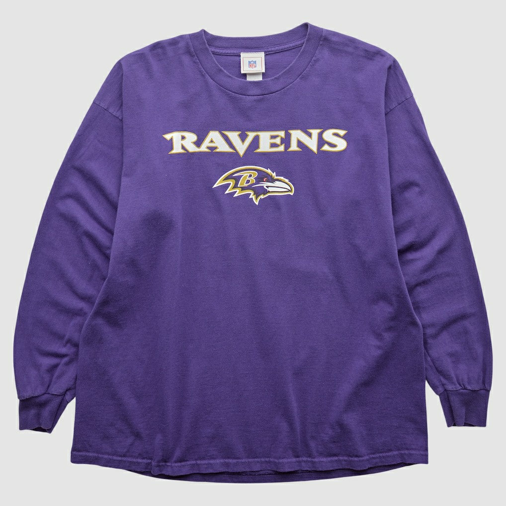 Baltimore Ravens NFL 2000s Long Sleeve T-shirt Purple Vintage | Fanatics