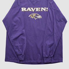 Baltimore Ravens NFL 2000s Long Sleeve T-shirt Purple Vintage | Fanatics