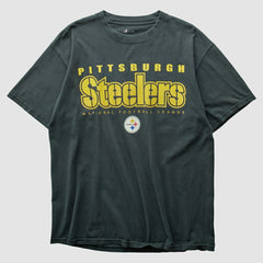 Pittsburgh Steelers NFL 2000s T-shirt Black Vintage | Fanatics
