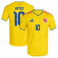 James Rodriguez Colombia National Team 2026 Home Jersey Yellow | Adidas