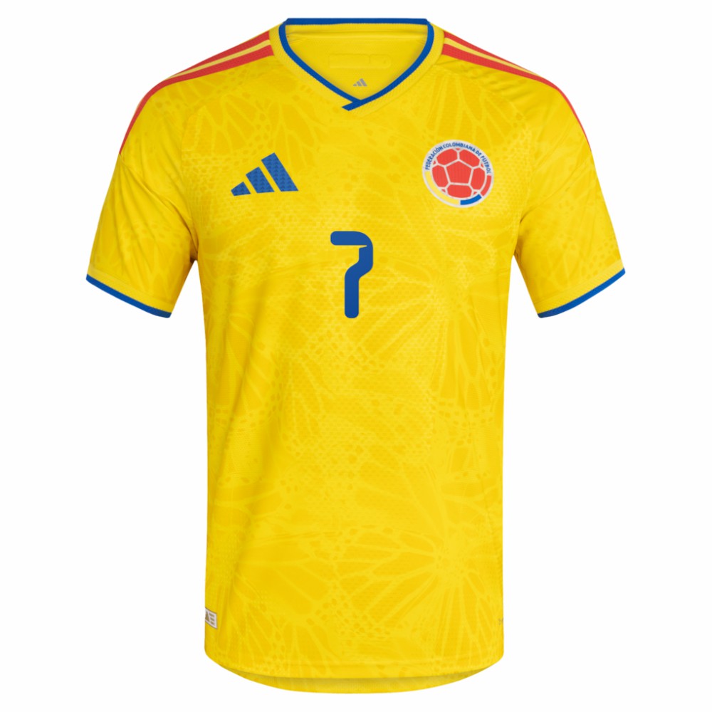 Luis Diaz Colombia National Team 2026 Home Jersey Yellow | Adidas Online