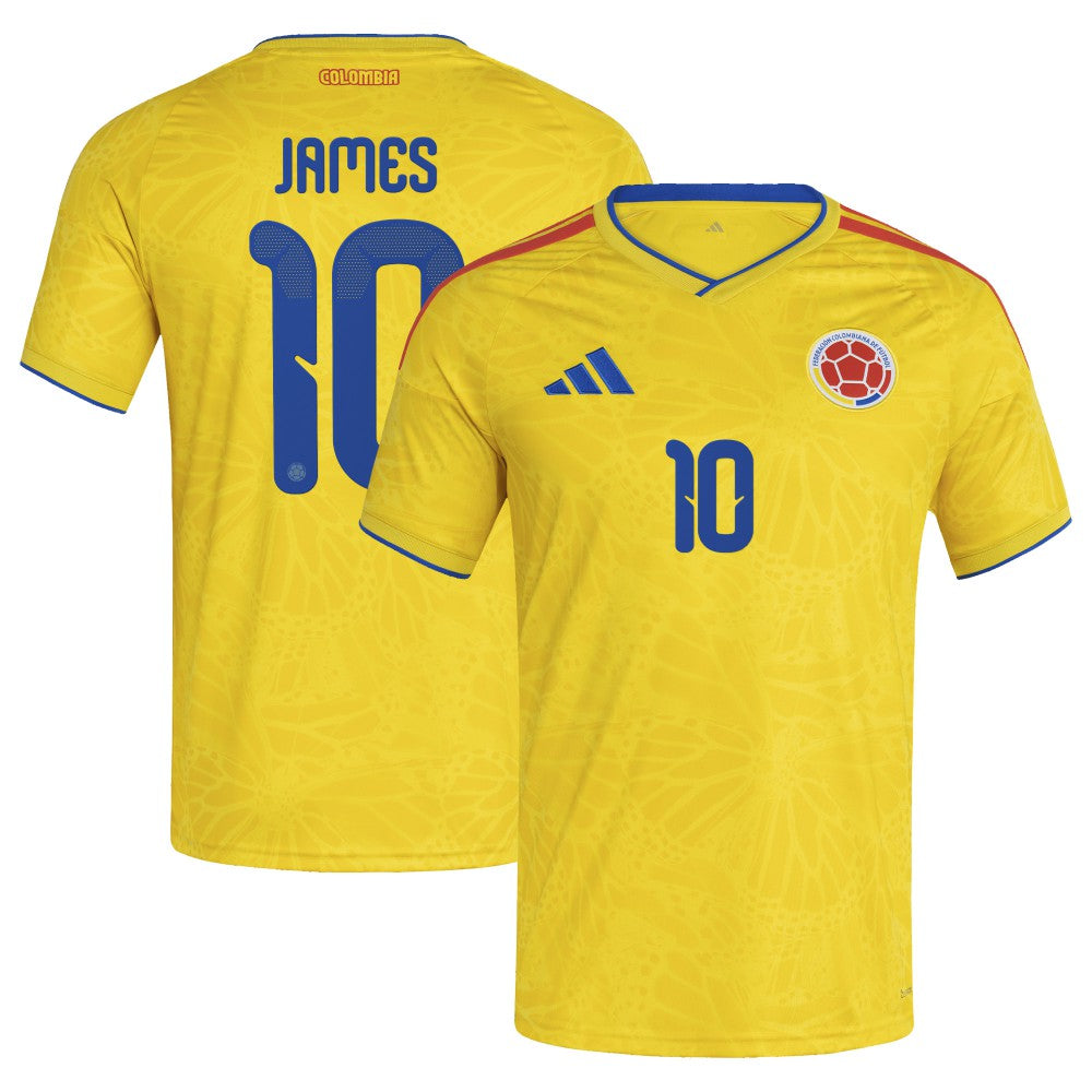 James Rodriguez Colombia National Team 2026 Home Replica Jersey Yellow | Adidas discount