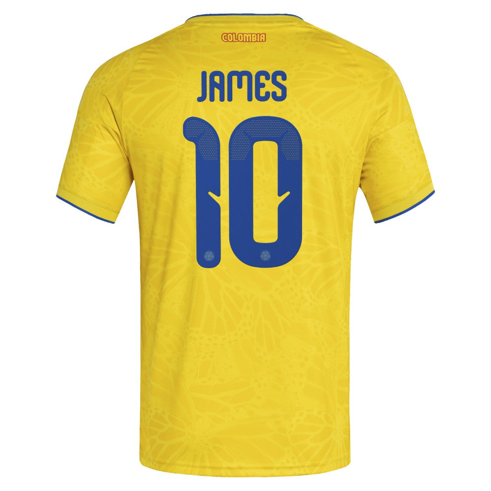James Rodriguez Colombia National Team 2026 Home Replica Jersey Yellow | Adidas discount
