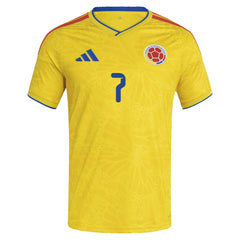 Luis Diaz Colombia National Team 2026 Home Replica Jersey Yellow | Adidas Online