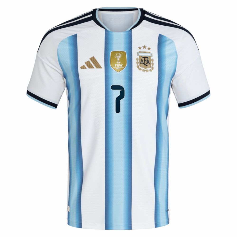 Rodrigo De Paul Argentina National Team 2026 Home Jersey White | Adidas Sale