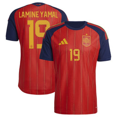 Lamine Yamal Spain National Team 2026 Home Jersey Red | Adidas Online