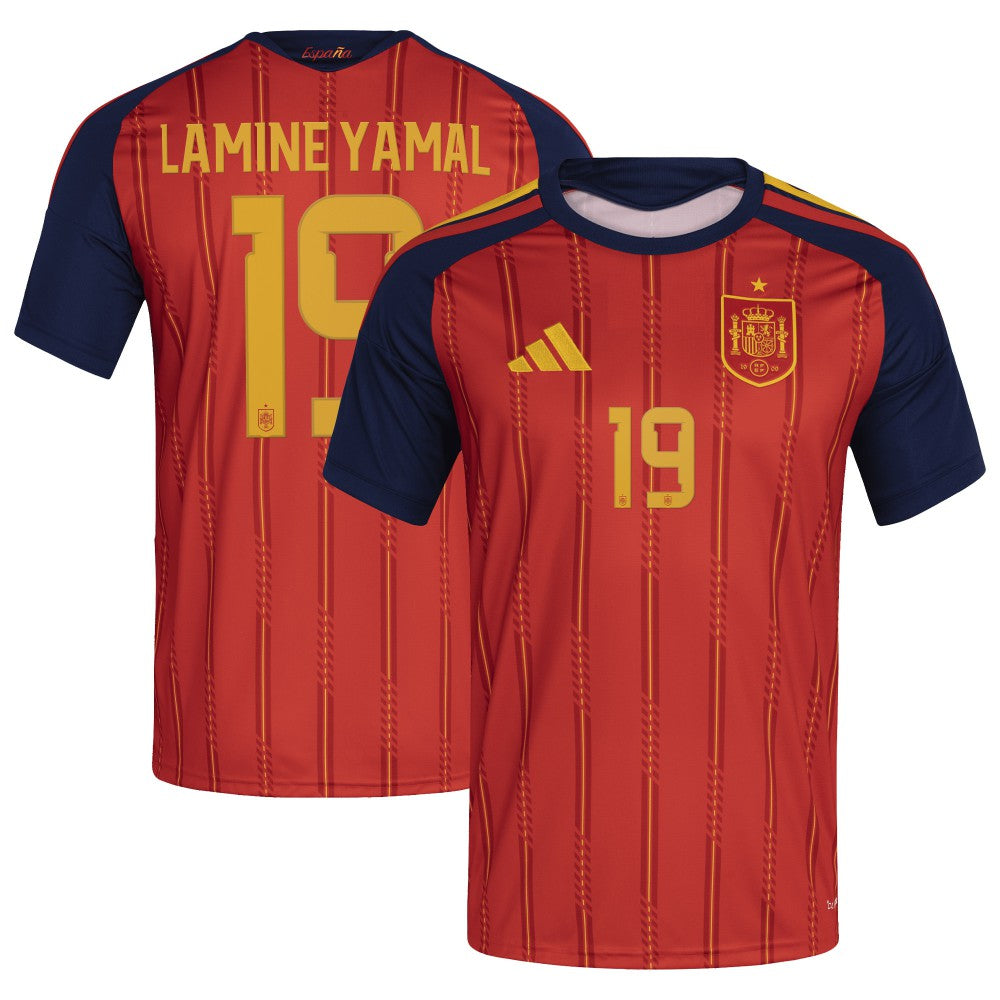 Lamine Yamal Spain National Team 2026 Home Replica Jersey Red | Adidas Sale