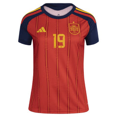 Lamine Yamal Spain National Team Women's 2026 Home Replica Jersey Red | Adidas Online