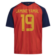 Lamine Yamal Spain National Team Youth 2026 Home Replica Jersey Red | Adidas online