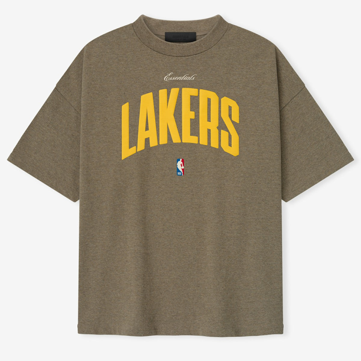 Los Angeles Lakers Fear of God x NBA Unisex 90's T-Shirt Heather Gray - NBA