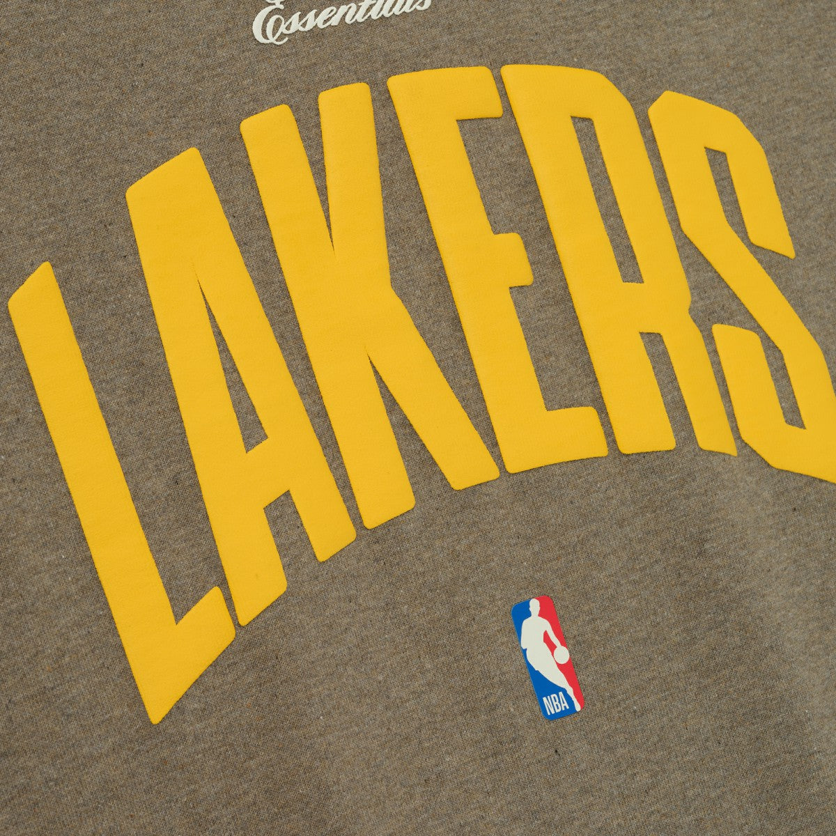 Los Angeles Lakers Fear of God x NBA Unisex 90's T-Shirt Heather Gray - NBA