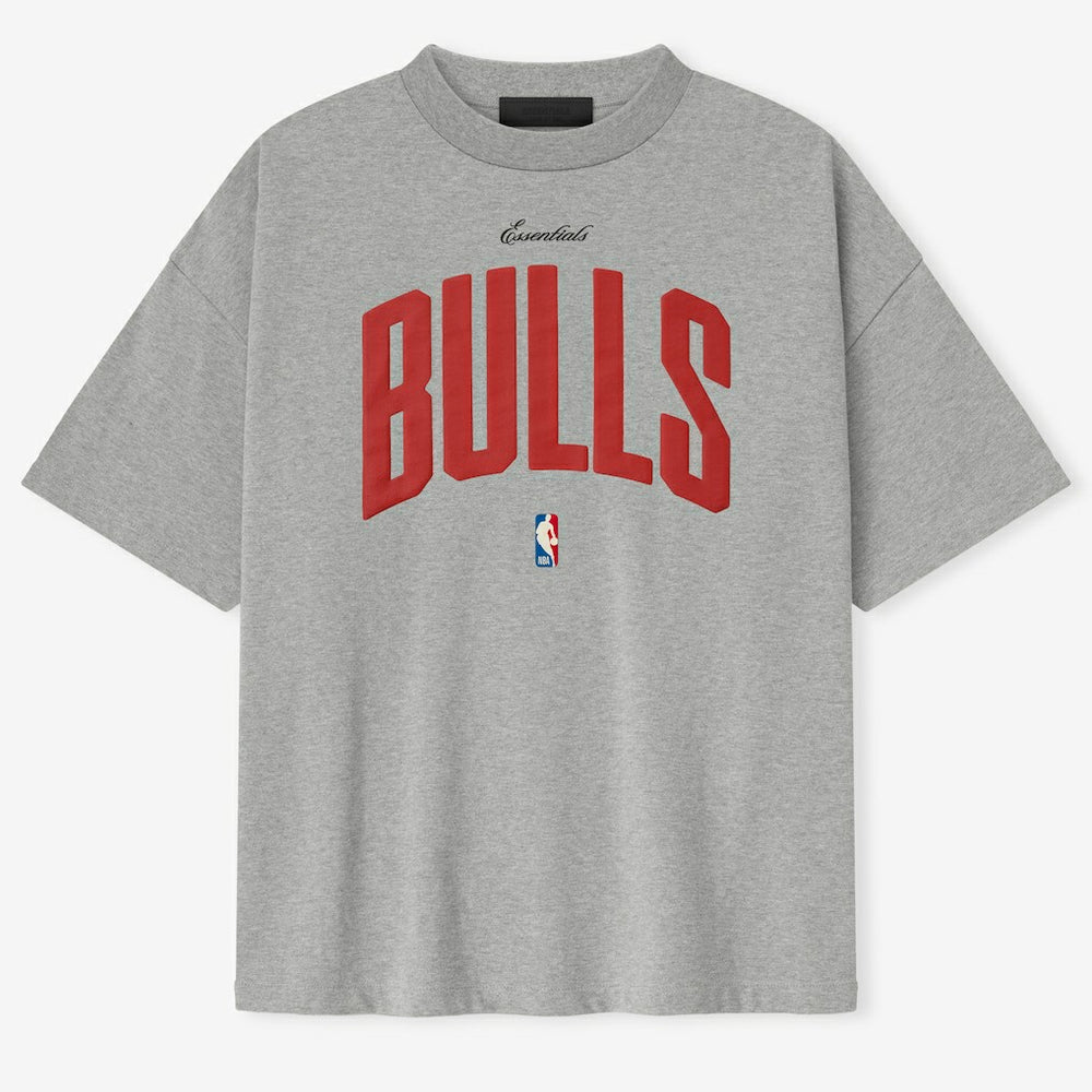 Chicago Bulls Fear of God x NBA Unisex 90's T-Shirt Heather Gray - NBA