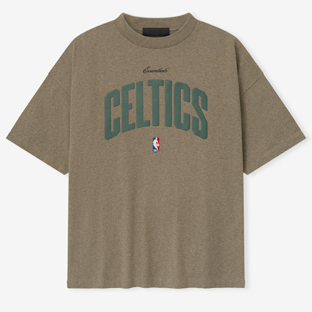 Boston Celtics Fear of God x NBA Unisex 90's T-Shirt Heather Gray - NBA