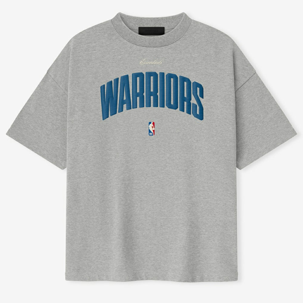 Golden State Warriors Fear of God x NBA Unisex 90's T-Shirt Heather Gray - NBA