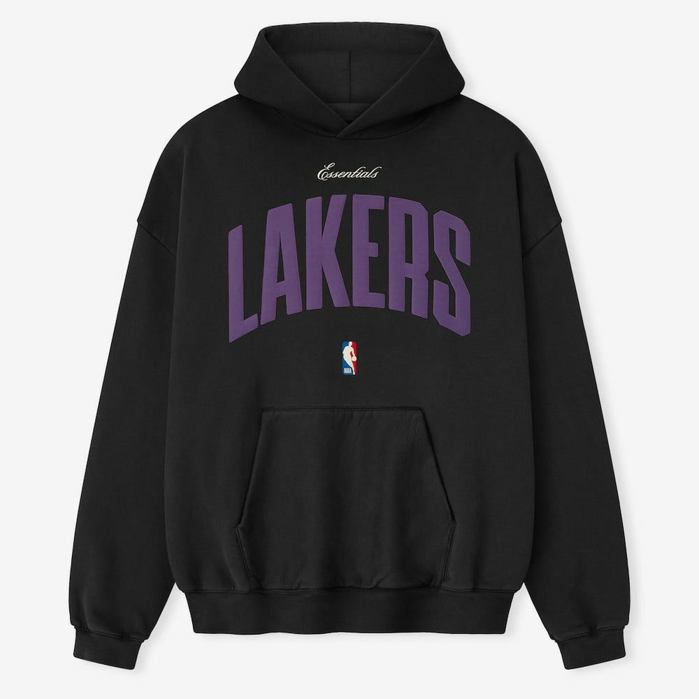 Los Angeles Lakers Fear of God x NBA Unisex 90's Hoodie Black - NBA
