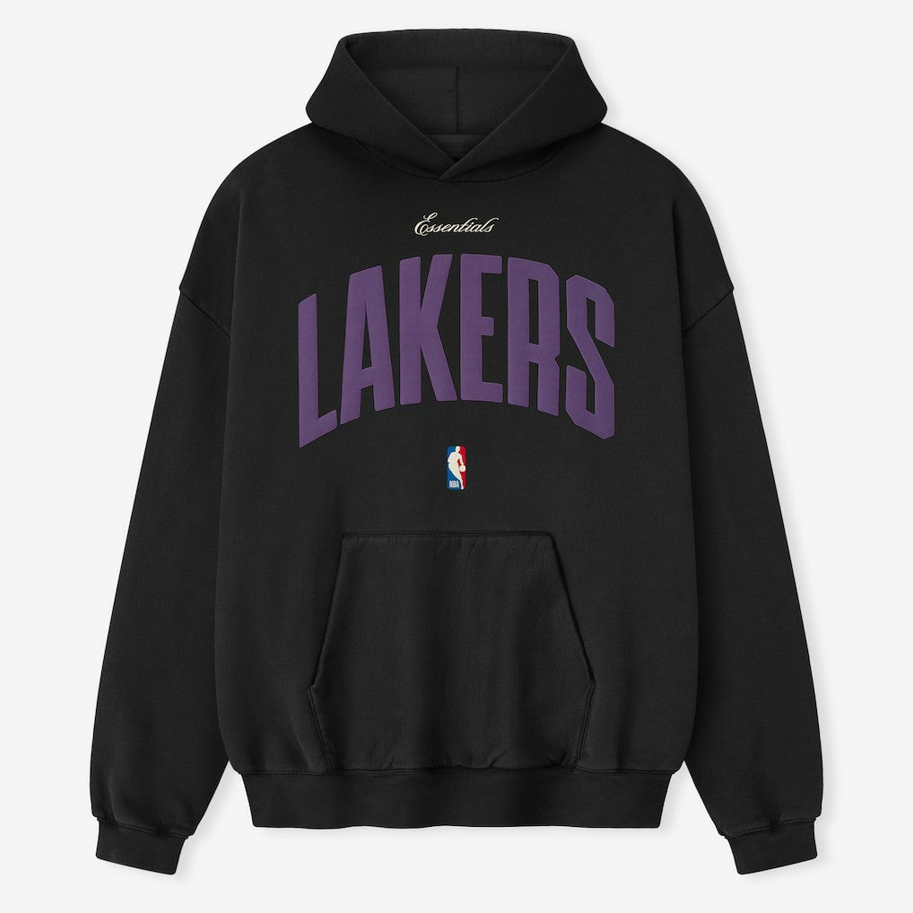 Los Angeles Lakers Fear of God x NBA Unisex 90's Hoodie Black - NBA
