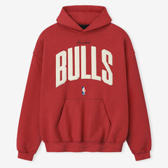 Chicago Bulls Fear of God x NBA Unisex 90's Hoodie Red - NBA