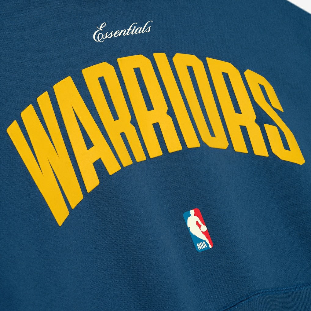 Golden State Warriors Fear of God x NBA Unisex 90's Hoodie Blue - NBA