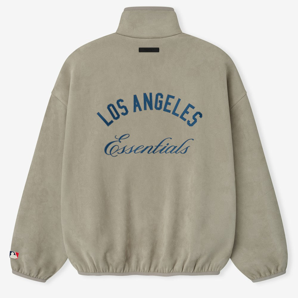 Los Angeles Dodgers Fear of God x MLB Unisex Modern Suede Half-Zip Jacket - MLB