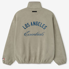 Los Angeles Dodgers Fear of God x MLB Unisex Modern Suede Half-Zip Jacket - MLB