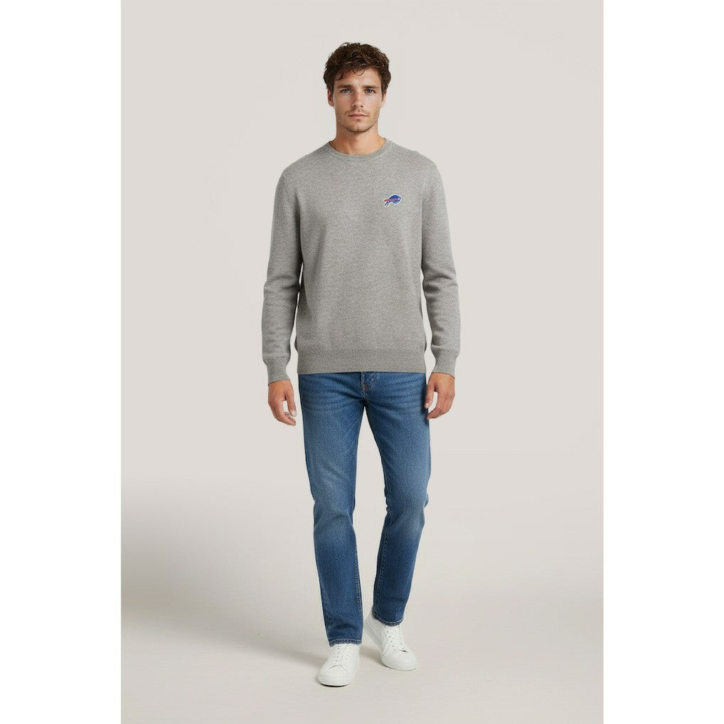 Buffalo Bills NAADAM Cashmere Sweater Gray | NFL