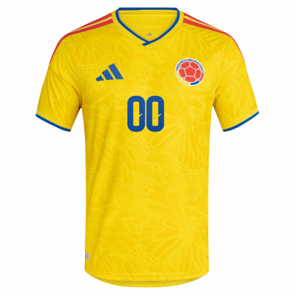 Colombia National Team FIFA x World Cup 2026 Home On Field Custom Jersey Yellow | Adidas online