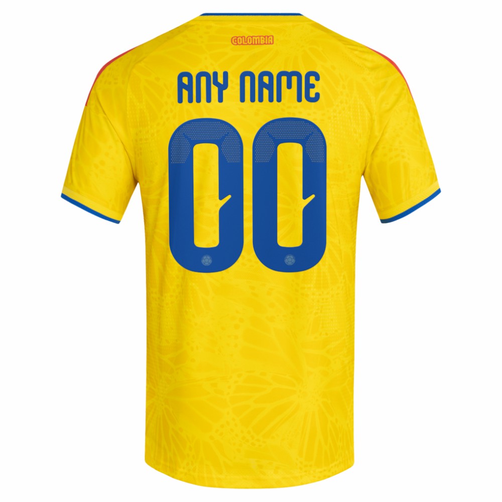 Colombia National Team FIFA x World Cup 2026 Home On Field Custom Jersey Yellow | Adidas online