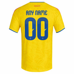 Colombia National Team FIFA x World Cup 2026 Home On Field Custom Jersey Yellow | Adidas online