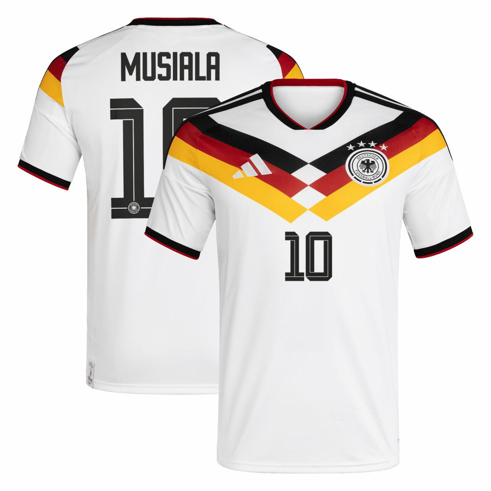 Jamal Musiala Germany National Team 2026 Home Replica Jersey White | Adidas cheap