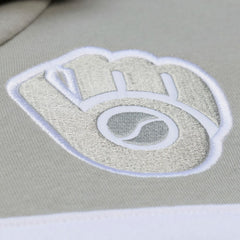 Milwaukee Brewers Mitchell & Ness Cooperstown Collection Thunderstorm Head Coach Hoodie - MLB