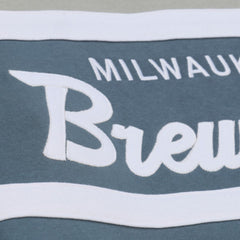 Milwaukee Brewers Mitchell & Ness Cooperstown Collection Thunderstorm Head Coach Hoodie - MLB