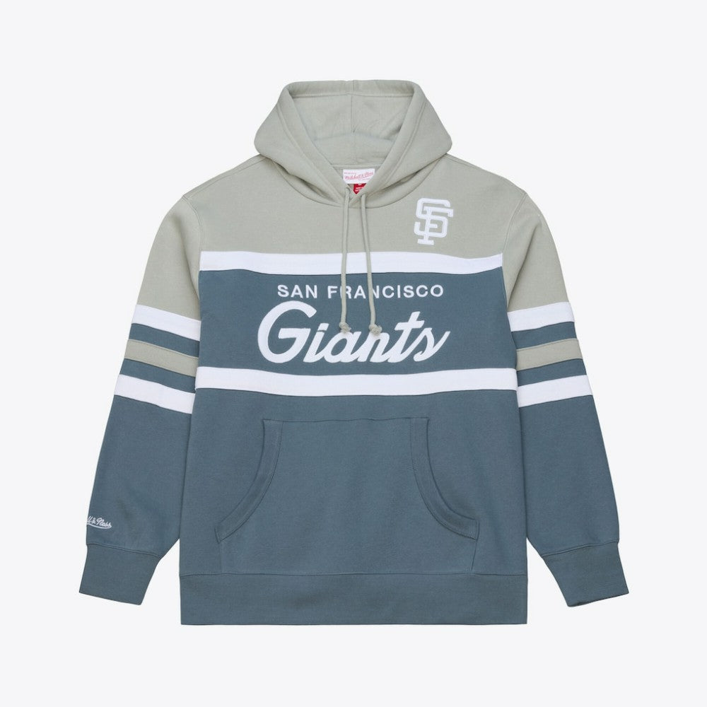 San Francisco Giants Mitchell & Ness Cooperstown Collection Thunderstorm Head Coach Hoodie - MLB