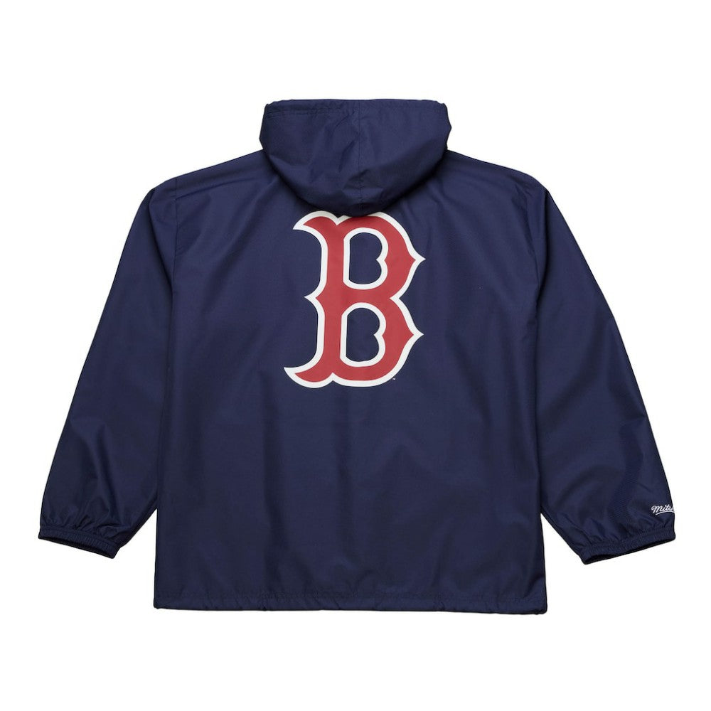 Boston Red Sox Mitchell & Ness Full-Snap Hooded Coaches Jacket - MLB