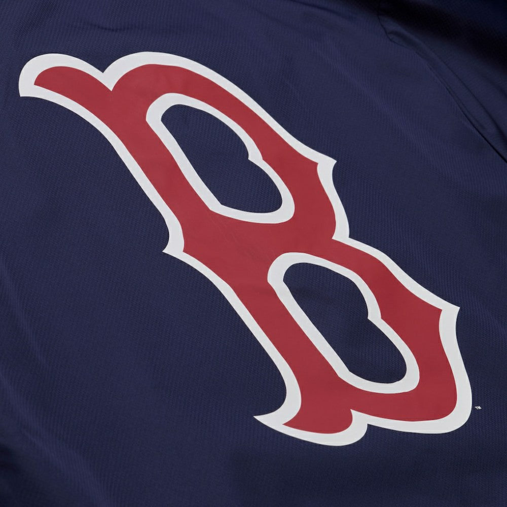Boston Red Sox Mitchell & Ness Full-Snap Hooded Coaches Jacket - MLB