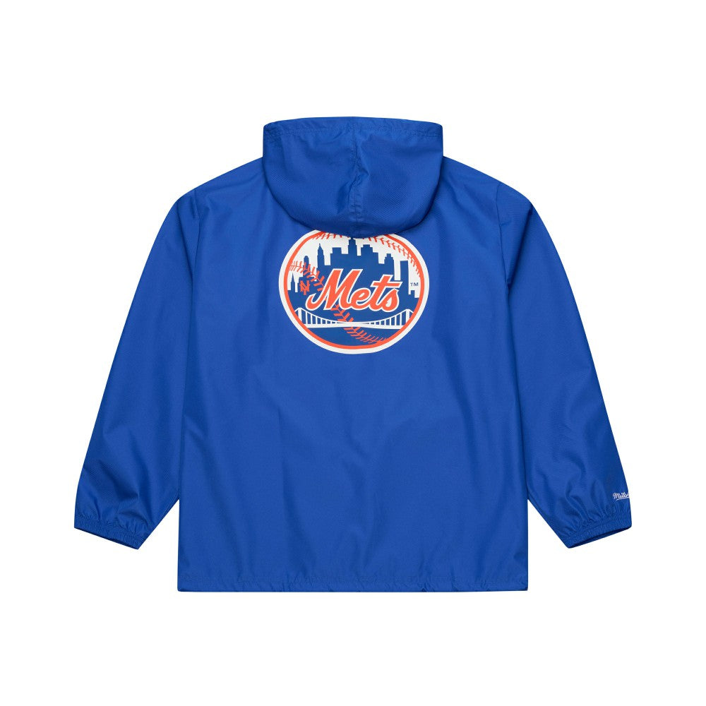 New York Mets Mitchell & Ness Full-Snap Hooded Coaches Jacket - MLB