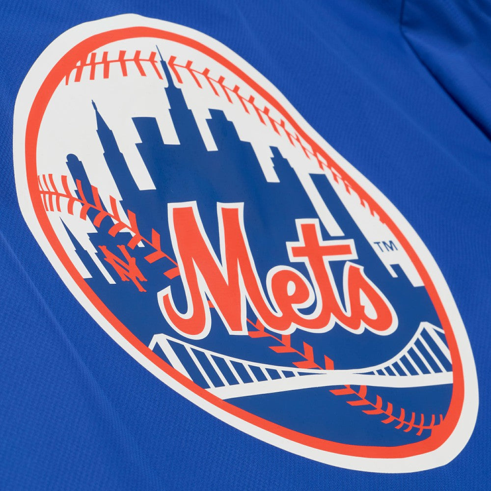 New York Mets Mitchell & Ness Full-Snap Hooded Coaches Jacket - MLB